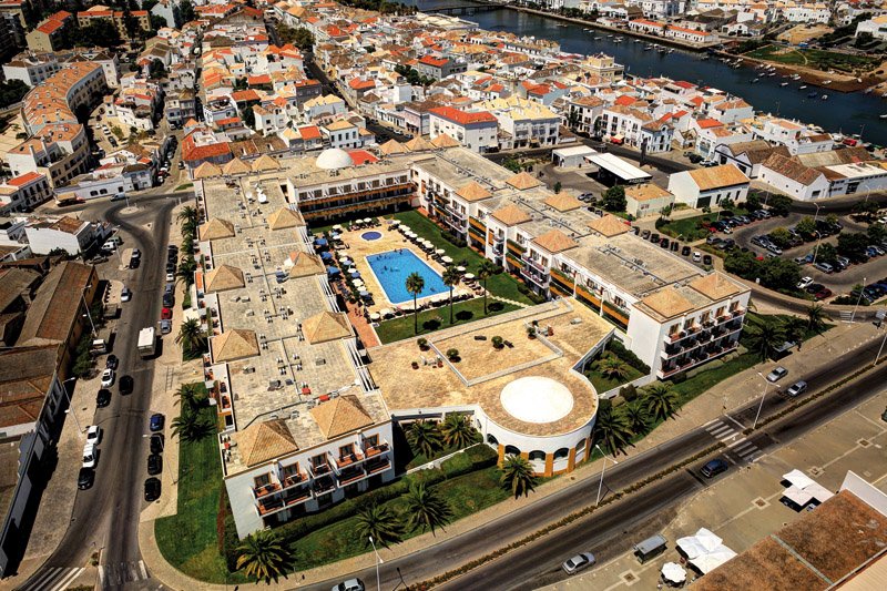 Vista aérea do Vila Galé Tavira. Foto: Divulgação