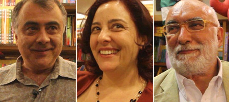 Três escritores unidos por Portugal