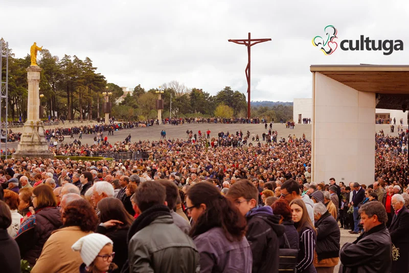Missa no Santuário de Fátima: domingo de Ramos em Portugal