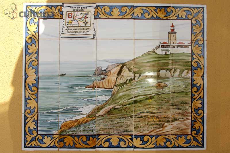 Azulejos no Cabo da Roca, Sintra Cascais, Portugal Azulejos no Cabo da Roca, Sintra Cascais, Portugal