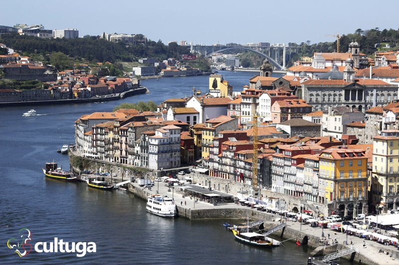 Vista incrível a partir da Ponte Dom Luís I