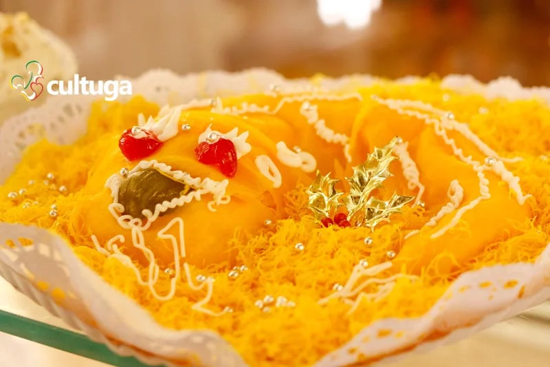 doces portugueses de natal: lampreia de ovos doces portugueses de natal: lampreia de ovos