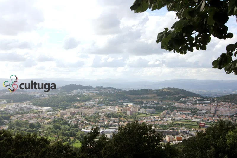 Miradouro do Santuário do Bom Jesus do Monte, em Braga - Portugal