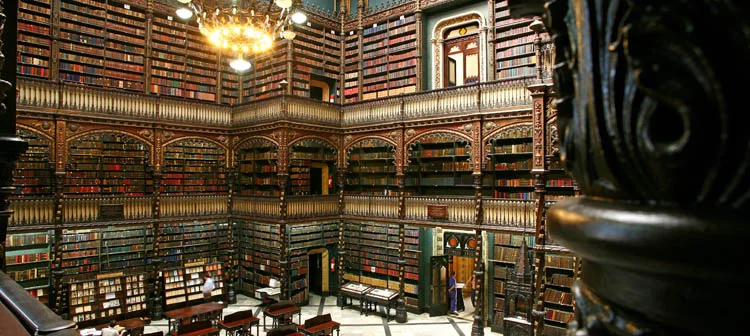 Uma biblioteca portuguesa incrível no Rio de Janeiro biblioteca Rio de Janeiro: real gabinete