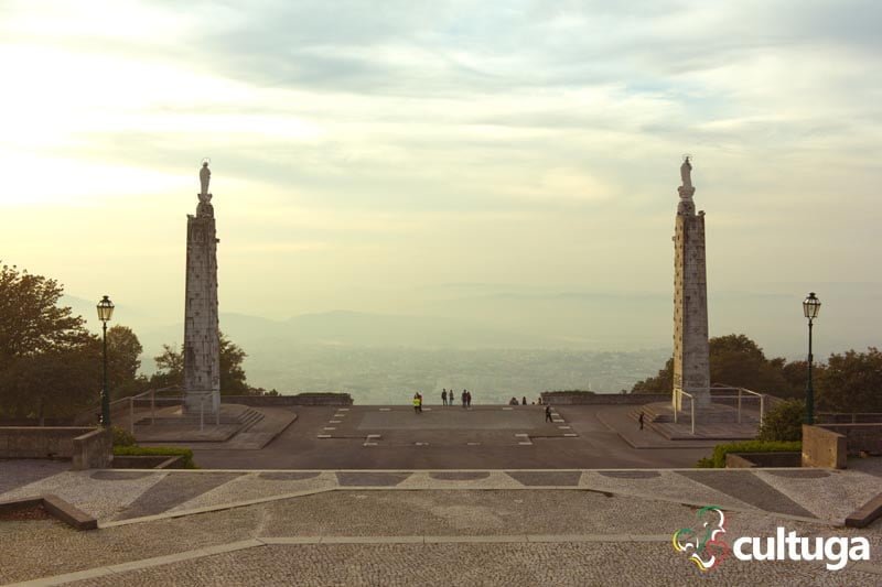 Miradouro do Santuário de Nossa Senhora do Sameiro, em Braga - Portugal