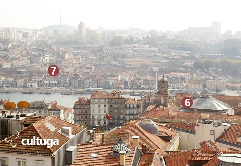 Vista a partir do Miradouro da Vitória no Porto, Portugal