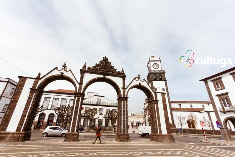Portas da Cidade em Ponta Delgada, na Ilha de São Miguel - Açores