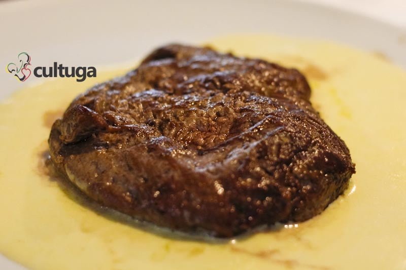 Bife regional da ilha de São Miguel Açores: Restaurante da Associação Agrícola