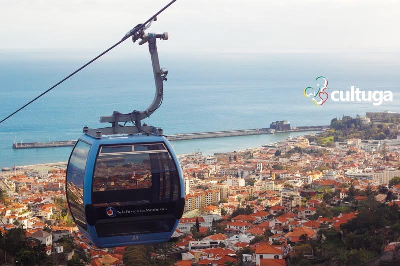 Teleférico do Monte, na Ilha da Madeira, Portugal