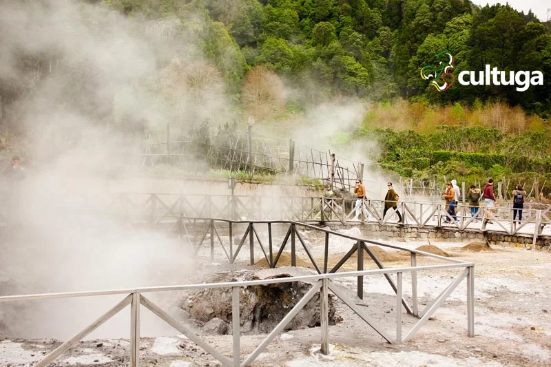 Vale das Furnas na Ilha de São Miguel, Açores