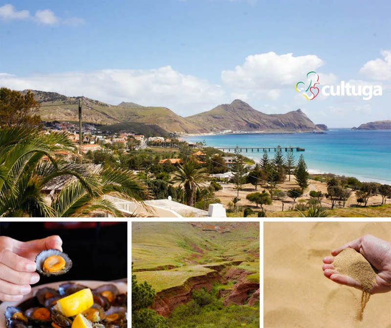 Ilha do Porto Santo no arquipélago da Madeira - Portugal