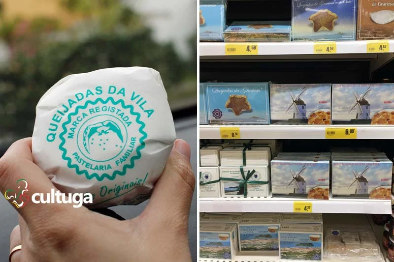 Produto típico dos Açores: queijadas