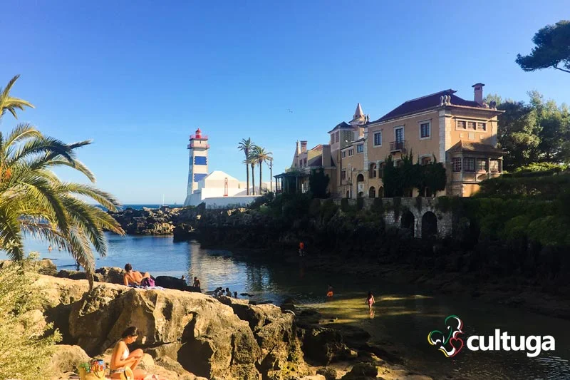 Roteiro em Cascais: Praia de Santa Marta