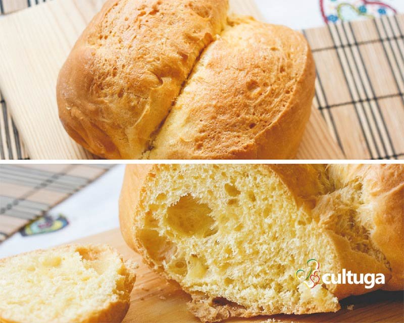 Pão português tradicional: pão de azeite
