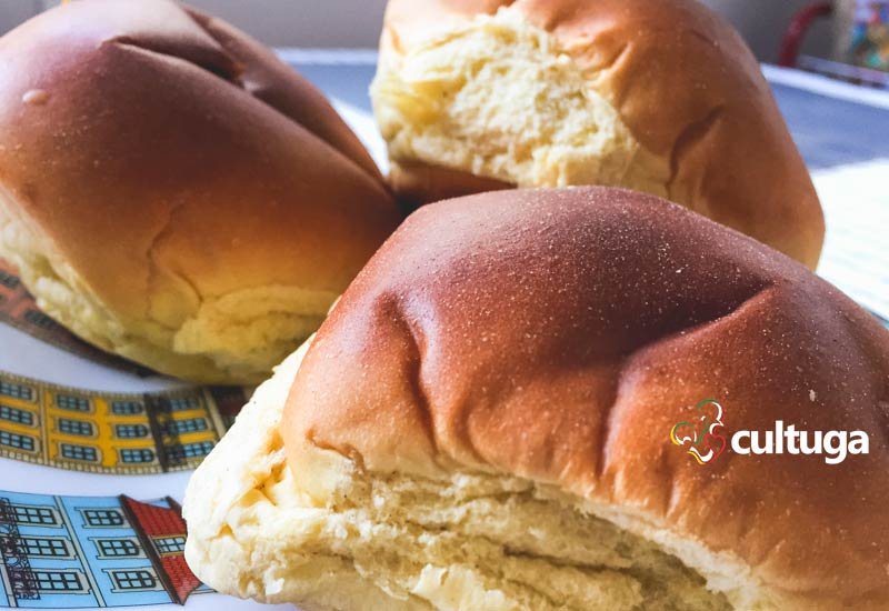 Pão português tradicional: pão de leite