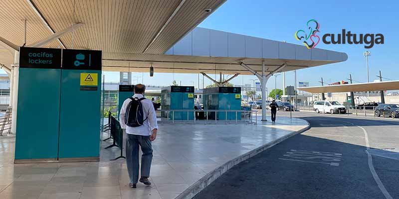 guarda bagagem aeroporto de Lisboa