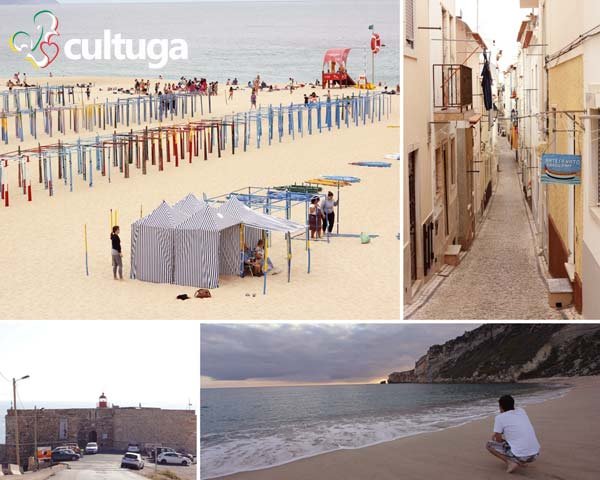 Praia da nazaré portugal