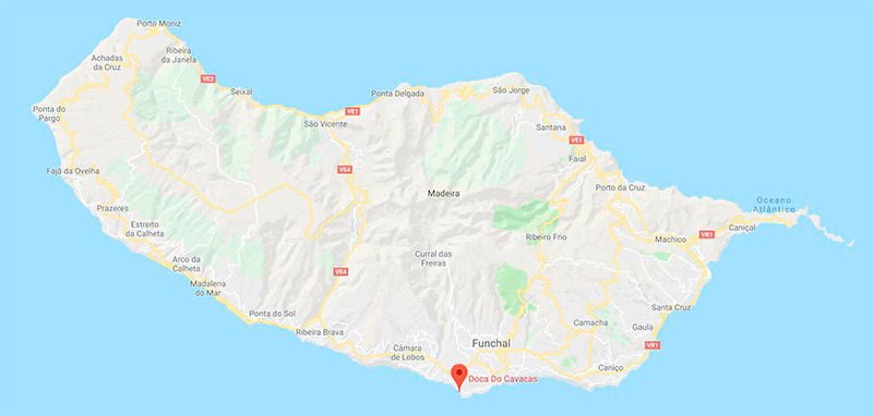 piscinas naturais ilha da madeira mapa