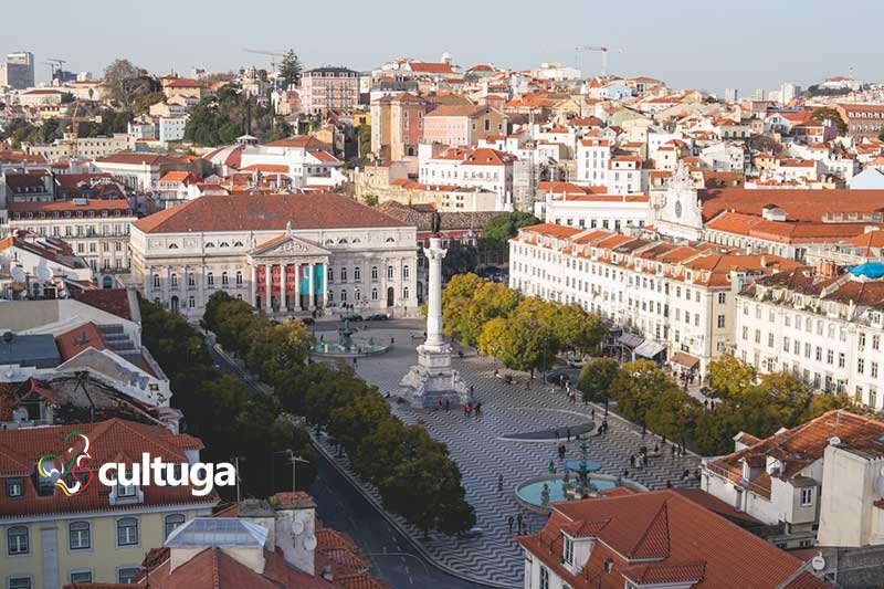 Ponto turístico de Lisboa: Rossio