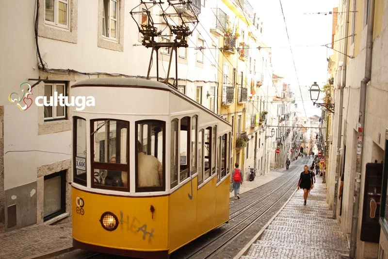 Ascensor da Bica, em Lisboa