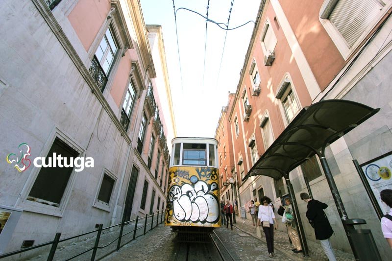 Ascensor da Glória, em Lisboa