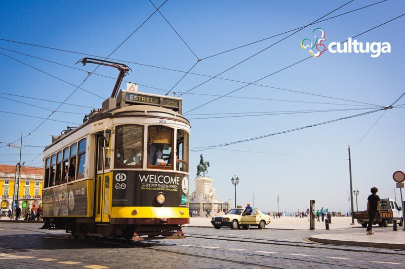 Bondinho elétrico em Lisboa