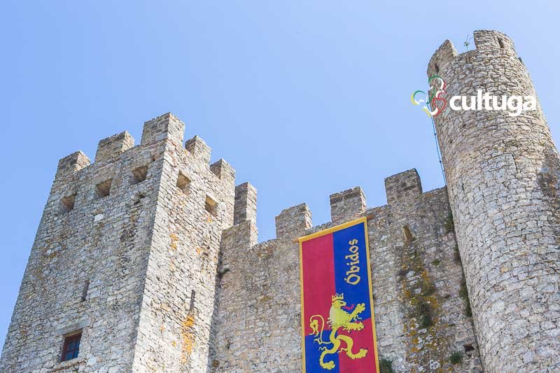 Castelo de Óbidos decorado para o Mercado Medieval