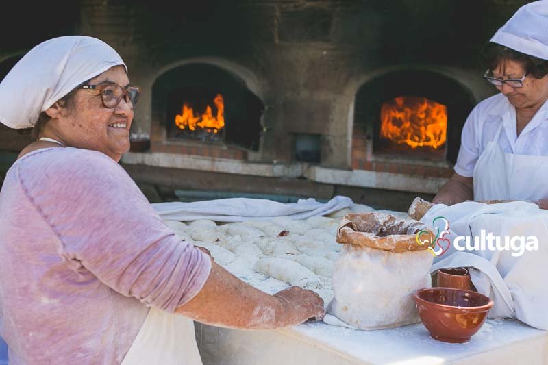 Comida no Mercado Medieval de Óbidos