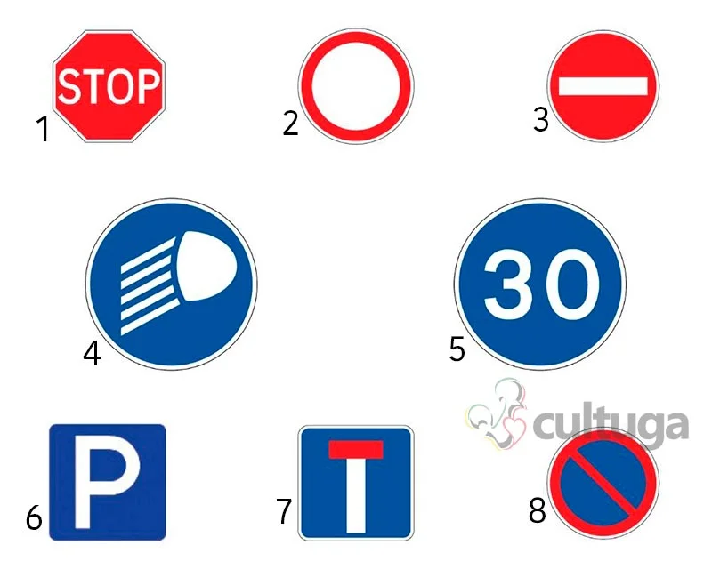 placas trânsito portugal