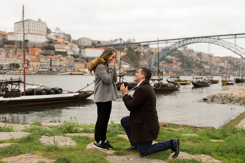 Pedido de casamento em Porto Portugal Pedido de casamento em Porto Portugal