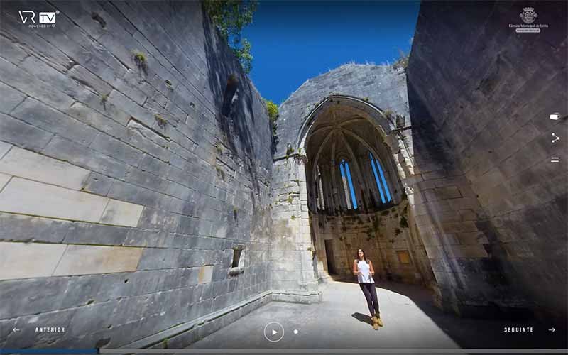 tour virtual Castelo de Leiria