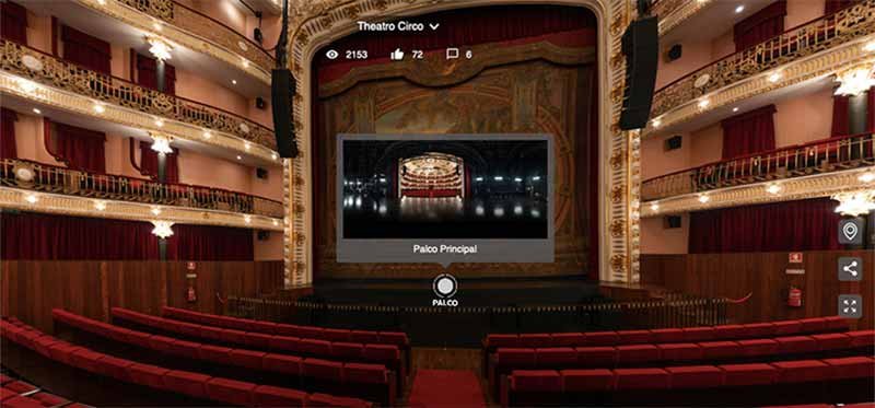 Tour virtual Portugal: Theatro Circo Braga