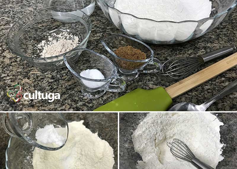 Receita de pão português Receita de pão português