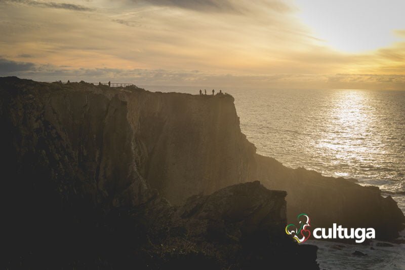 Pôr do sol no Cabo Sardão