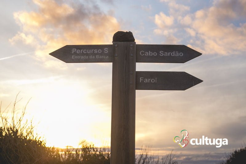 Pôr do sol no Cabo Sardão