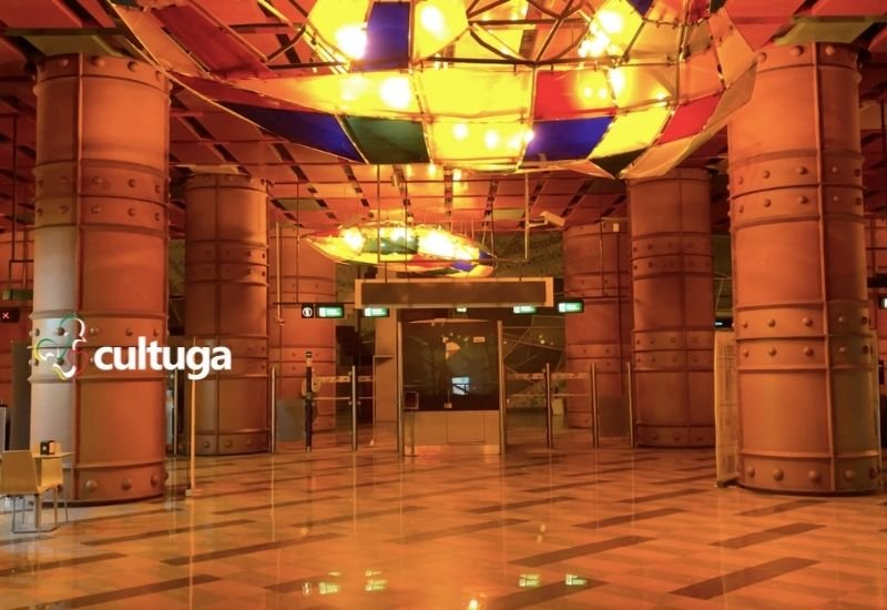 estações mais bonitas lisboa portugal: metro olaias