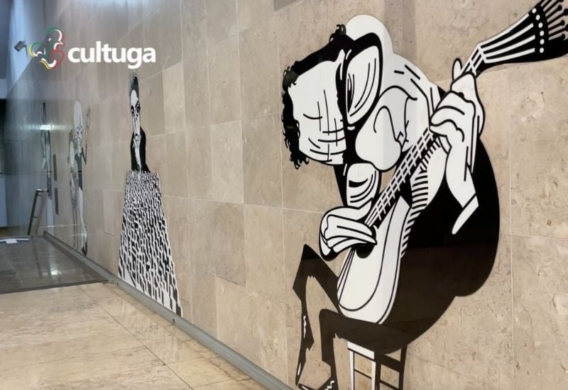 estações mais bonitas lisboa portugal: metro aeroporto