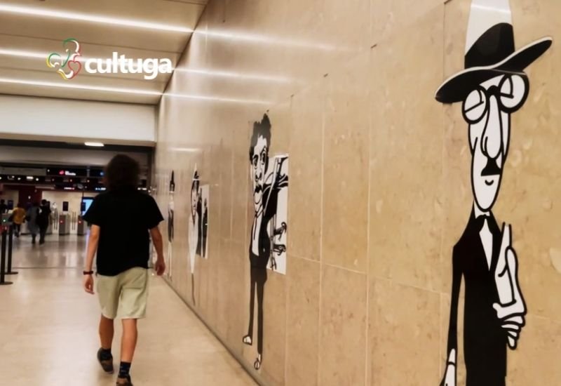 estações mais bonitas lisboa portugal: metro aeroporto