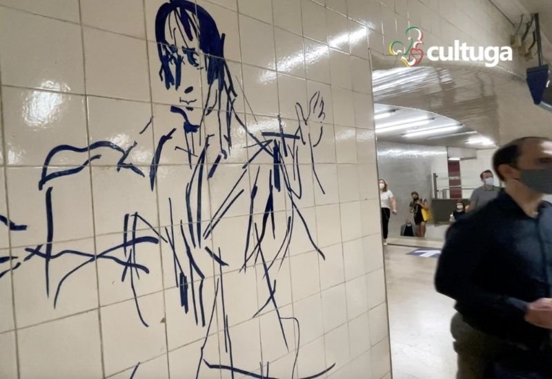 estações mais bonitas lisboa portugal: metro alto dos moinhos