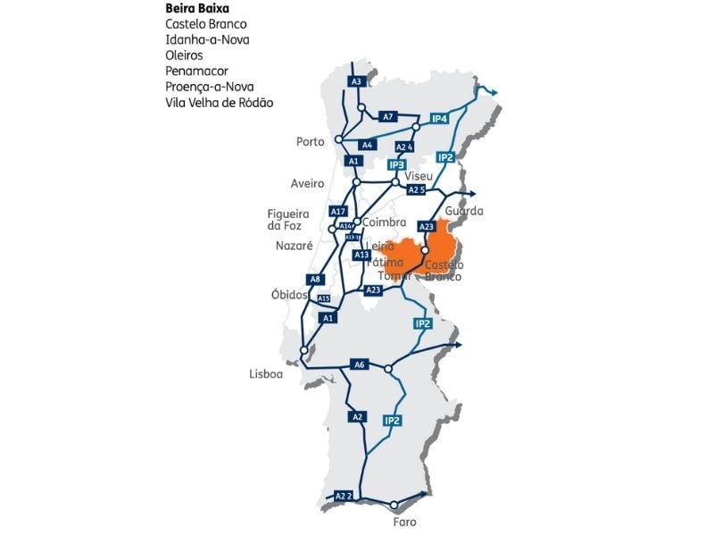 Um mapa de Portugal bem diferente - Cultuga