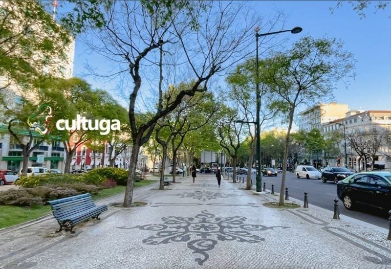 Avenida Liberdade Lisboa Portugal