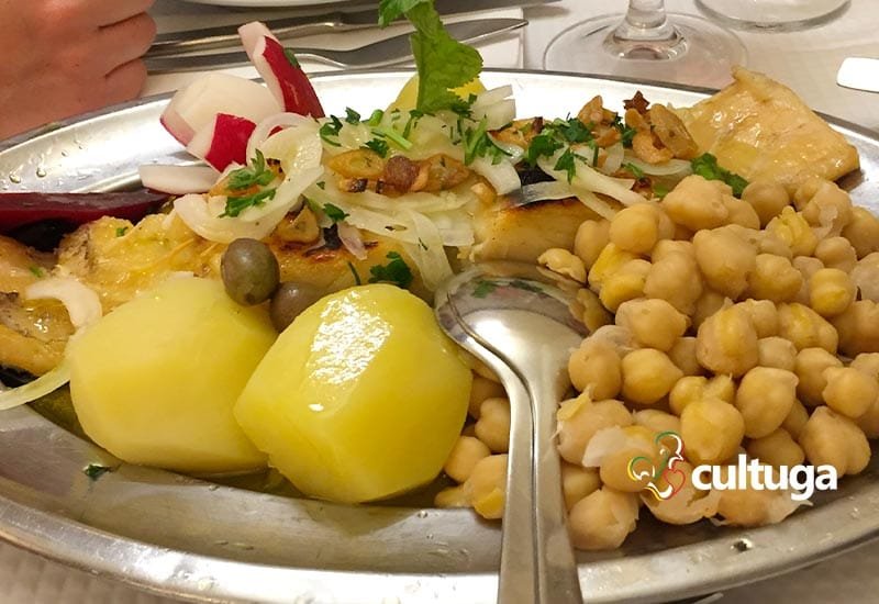 Bacalhau com Grãos pratos de bacalhau portugal